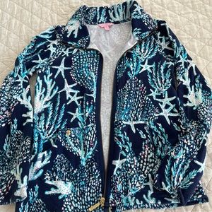 EUC! Lilly Pulitzer ZipUp Sweatshirt